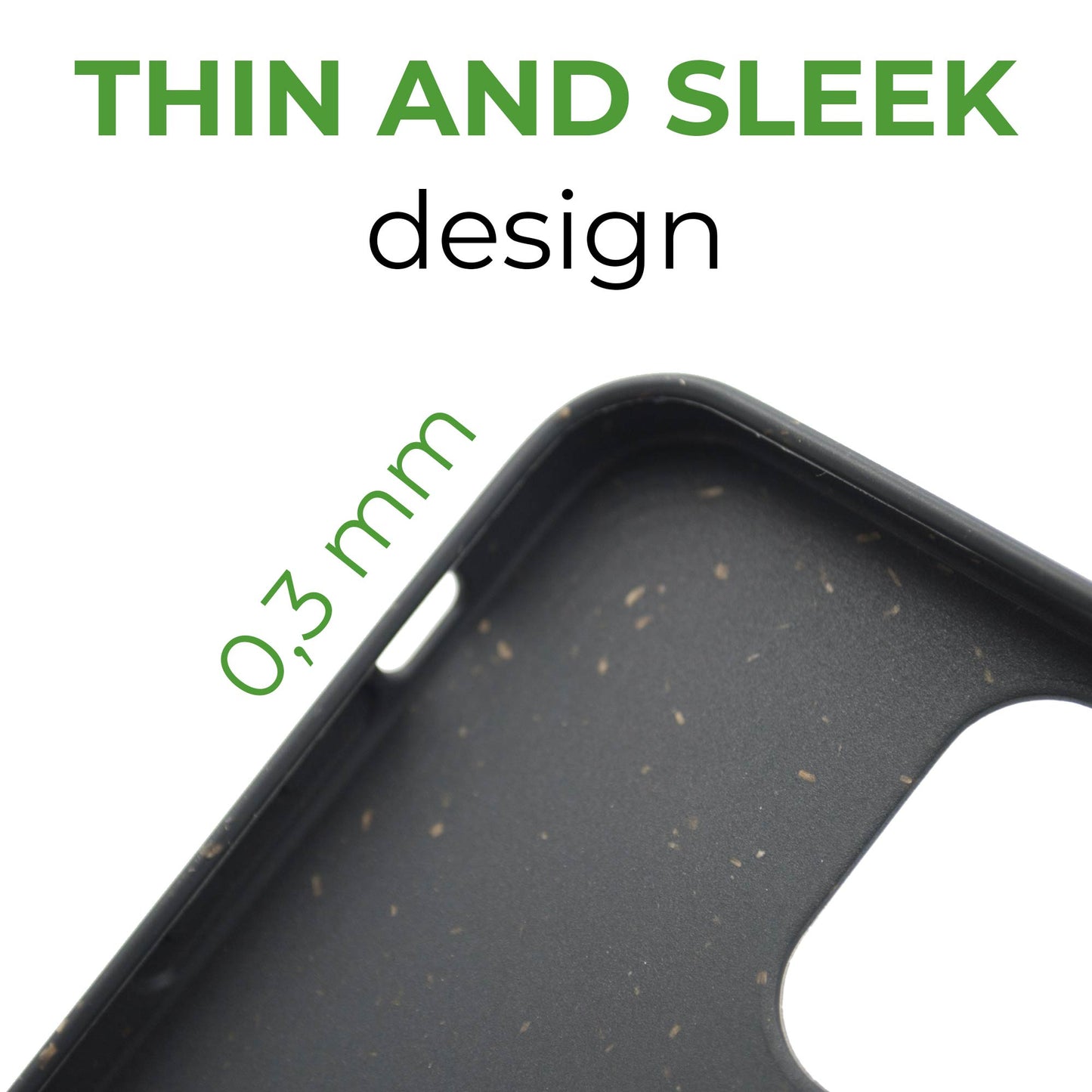 EcoShell Biodegradable phone case - Black