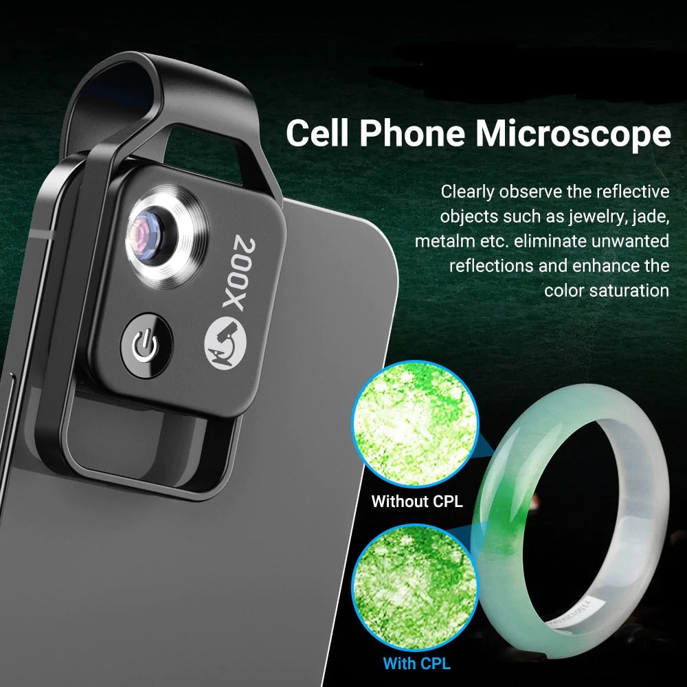 MobiZoom 200 - 200x zoom lens